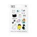 Unique mix of temporary tattoos with cats for the party