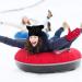 Cute Cat Ear Winter Hat for Women, Girls, Boys, & Teens | Warm Knitted Crochet Christmas Ski Beanie in Black - Buy Online on GoSupps.com