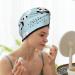 Soft Super Absorbent Microfiber Hair Towel Wrap - Cute Panda Bear Design for Long Curly Thick Hair - Buy Online on GoSupps.com