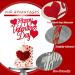 Valentine s Day Cake Toppers 10pcs Red Cupcake Topper Heart Cupcake Pick Food Sticks Happy Valentine s Day Theme Party Cake Decorations Supplies - Buy Online on GoSupps.com