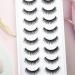 Emeda 3D Soft & Fluffy Cat Wing False Eyelashes - 10 Pairs of Natural Black Stripe Lashes (SK 20) - International Shipping Available - Buy Online on GoSupps.com