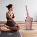 ULTLAT Yoga Mat Bag - Adjustable Shoulder Strap, Large Pockets, Pink Totem Design - Fits Mats up to 7.7 Diameter - Convenient Tote Carrier for Yoga Lovers - Buy Online on GoSupps.com