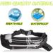 Buy KASESSS 2 Pack Adjustable Running Belt - Reflective Jogging Bag with Headphone Jack & Water Bottle Holder for Running Hiking Cycling - International Shipping Available - Buy Online on GoSupps.com