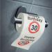 Happy Birthday Toilet Paper 4-Pack | 30th Birthday 2-Ply Motif | 24m 180gr/sqm Perfect for Celebrations - Buy Online on GoSupps.com