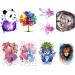 Colorful Animal Temporary Tattoo Sticker Set - 8 Sheets | Waterproof & Long Lasting | Fun Fake Tattoos for Kids & Women - Buy Online on GoSupps.com