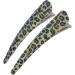 Topkids Accessories 8cm Hair clips for Women Duckbill/Beak/Concorde design Sectioning Hair Clips Hair Accessories for Women Hair grips Hairdressing clips (Animal print green) - Buy Online on GoSupps.com