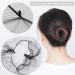Pack of 100 Invisible Elastic Hair Nets - 20 for Wig & Hair Fixation - Black - Ideal for Ladies' Knot Making - Buy Online on GoSupps.com