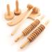 Tuuli Accessories Maderotherapy Wood Set - Massager for Cellulite & Lymphatic Drainage | Swedish Cup & Roller - Buy Online on GoSupps.com