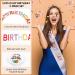 Birthday Crown Set for Women: Princess Sash, Headband, Badge, and Tiara - Happy Birthday Accessories for Party - Multicolor - Buy Online on GoSupps.com