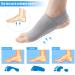 Arch Support Sleeves for Women | Adjustable Plantar Brace with Gel Pads - Breathable Support Straps (Gray - Buy Online on GoSupps.com