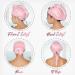 Ultrafine Microfiber Hair Crop - Anti-Frizz Fast-Drying Turban & Wet/Dry Brush - Perfect Haircare in Pink | International Shipping - Buy Online on GoSupps.com