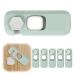 EUIOOVM Childproof Refrigerator Lock Cupboard Locks for Fridge Cabinets Drawers Dishwasher No Tools Need or Drill for Childproof Pet Proofing Green