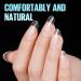 510pcs TOMICCA Short Oval French False Nail Tips - Natural Matte Acrylic Extensions for Salon Nails | 15 Sizes - Buy Online on GoSupps.com