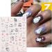 JMEOWIO 3D Embossed Halloween Nail Art Stickers Decals Self-Adhesive 5D Cute Ghost Pink Butterfly Nail Supplies Nail Art Design Decoration Accessories 4 Sheets - Buy Online on GoSupps.com