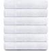 Wealuxe White Bath Towels 24x50 Inch - 6 Pack Cotton Towel Set for Bathroom, Hotel, Gym, Spa - Soft, Absorbent, Quick Dry - Buy Online on GoSupps.com