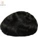 Zakya Hair System for Men 0.06 mm Thin Skin Men's Toupee 100% Human Hair Men's Hairpieces 8x10 Inches Base Size Hair Replacement System for Men(Off Black 1B#) - Buy Online on GoSupps.com