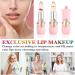 Crystal Jelly Flower Lipstick Set Long Lasting Color Changing Lip Balm with Nutritious Formula, Kawaii Makeup Clear Lipstick with Flower Inside - 2PCS - Buy Online on GoSupps.com
