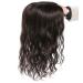 Yanamy Curly Real Hair Attachments - 14x14 cm Silk Base Crown Part for Thinner Hair - Natural Black 20.3 cm - Buy Online on GoSupps.com