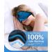 Bluetooth Sleep Headphones & White Noise Sleep Mask | 3D Eye Mask with 38 Soothing Sounds | 16-Hour Playtime | Light Blocking & Auto-Off Timer | Best Sleep Aids for Restful Sleep (Blue - Buy Online on GoSupps.com