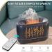 YAVOCOS Flame Essential Oil Diffuser 200ml Air Humidifier Flame with Remote Aroma Diffuser with Flame Night Light Quiet Water Mist Timer Automatic Closing for Home Office Bedroom Yoga Spa - Buy Online on GoSupps.com