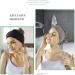 Spa Headband Set - 2 Pack Women's Facial Makeup Hairband Towel with Adjustable Magic Sticker - Black & Gray - Buy Online on GoSupps.com