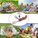 Portable 4-in-1 Camping Tableware Utensils Set - Stainless Steel Spoon, Fork, Knife, Bottle Opener Combo for Travel & Backpacking - Buy Online on GoSupps.com