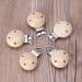 Buy 5 Pieces Metal Wooden Baby Pacifier Clips | Infant Soother Clasps & Holders - International Shipping Available - Buy Online on GoSupps.com