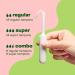 Buy Viv Organic Cotton Tampons - 18 Carat Normal Absorbency | Eco-Friendly & International Shipping - Buy Online on GoSupps.com