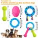 Puppy Dog Teething Toys 5pcs Puppy Chew Toy Set with Ball and Ropes Indestructible Interactive Squeaky Dog Toys Dog Chew Toys Puppy Gift for 8 Weeks Small Puppies and Medium Dogs - Buy Online on GoSupps.com