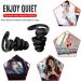 Reusable 3-Layer Sound-Proof Earplugs for Sleeping, Working, Concerts - Black - Buy Online on GoSupps.com