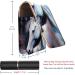 Stylish Leather Lipstick Case with Mirror - Mini Lip Gloss Organizer | Horse Painting Design - Buy Online on GoSupps.com