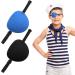 Sibba Adjustable Eye Patches for Kids & Adults - 2 PCS Medical Eye Patch for Amblyopia Cosplay & Pirate Costume - Blue & Black - Buy Online on GoSupps.com