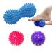 Xhuidz massage ball hedgehog sport hedgehog massage ball fasciitis plantar fasciitis fitness ball back shoulder arms set of 3