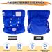 Slowton Washable Dog Diapers for Bitches | Eco-Friendly Soft Adjustable Incontinence Pants in Black Gray & Blue - Size M - Buy Online on GoSupps.com
