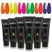 AIMEILI Builder Nail Gel Kit 6 Colours 15ml Neon Nail Extension Gel Polish Acrylic Gel Builder Nail Gel Kit UV LED Nail Enhancement Gel Nail Kit14 014