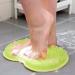 Non-Slip Silicone Foot Brush for Shower - Massage Pad with Suction Cup for Easy Cleansing & Peeling - Relieve Tired Feet (Green) - Buy Online on GoSupps.com