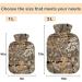 Shop Naanle Hot Water Bottle with Cover - Flower Leopard Print | 1L Heat Therapy for Back Pain Relief & Warmth - Buy Online on GoSupps.com