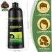 Brown Hair Dye Plant Natural 500ml Hair Dye Shampoo White Foam Non-Irritating Hair Care Brown Hair Shampoo for Women - Buy Online on GoSupps.com