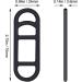 PAGOW 20pcs Bike Silicone Mount Bands - 70 x 24 mm Black Rubber Bands for Bicycle Lights - Buy Online on GoSupps.com