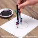 LOONENG Ruling Pen for Masking Fluid - Fine Line Drawing, Cartography, Calligraphy | Ideal for Drawing Ink, Indian Ink, Gouache Green - Buy Online on GoSupps.com