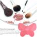 SOESFOUFU 1pc Silicone Scrub Pad Makeup Brush Cleaning Scrubber Lip Brush Silicone Makeup Applicator Cosmetic Makeup Brush Scrubber Accessories Silica Gel With Suction Cup Pink 23X17cm Pink - Buy Online on GoSupps.com