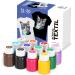 7 Artists Premium Fabric Paint Set 12 Colors x 0.67 fl oz Permanent Textile Paint  Paint Kit for Shoes  Non-Toxic Fabric Paint Set for Adults  Beginners & Artists | Fabric Paint for Clothes