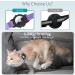 Soft Purple Airtag Cat Neck Band with GPS Holder & Bell - Adjustable 9-13 inch for Kittens & Young Cats - Buy Online on GoSupps.com
