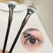 5 set Eyelash Eyebrow Brush Fan Shape Cosmetic Applicator for Natural Lashes 5 set (Black) - Buy Online on GoSupps.com