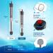 Bonlux 50W Submersible Aquarium Heater: Adjustable Temperature, Thermometer, 2X Sucker Cups | For Fish Turtle Tank up to 60L Water | BS Plug, 0.9M Cable - Black - Buy Online on GoSupps.com
