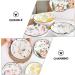 Zerodeko Ceramic Soup Bowl Animals for Kids Asian Decor Ramen Bowls Snack Serving Bowl Baby Food Noodle Bowl 23X23X7.3CM Assorted Color - Buy Online on GoSupps.com