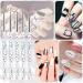 WACURRENTHYD 5Pcs Nail Art Liner Brushes Set - Thin Nail Gel Polish Painting Brushes for Precise Nail Art Designs (7/9/11/15/18mm) - Buy Online on GoSupps.com