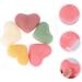 Beaupretty 15 pcs Heart Shaped Face Wash Sponges | Exfoliating Facial Cleansing Puff & Skin Scrubber | Natural Cosmetic Face Pads - 1 Count (Pack of 1 - Buy Online on GoSupps.com