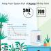 Large Room Essential Oil Diffuser | Smart Nebulizing Aromatherapy Machine with Auto Spray | 1200ml Humidifier | 7 Colors Light | 2 Timers - White-blue - Buy Online on GoSupps.com