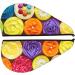 Buy Brightly Colored Cupcakes Microfiber Hair Towel | Soft Super Absorbent Quick Dry Coral Velvet Wrap for Long Curly & Thick Hair - International Shipping - Buy Online on GoSupps.com